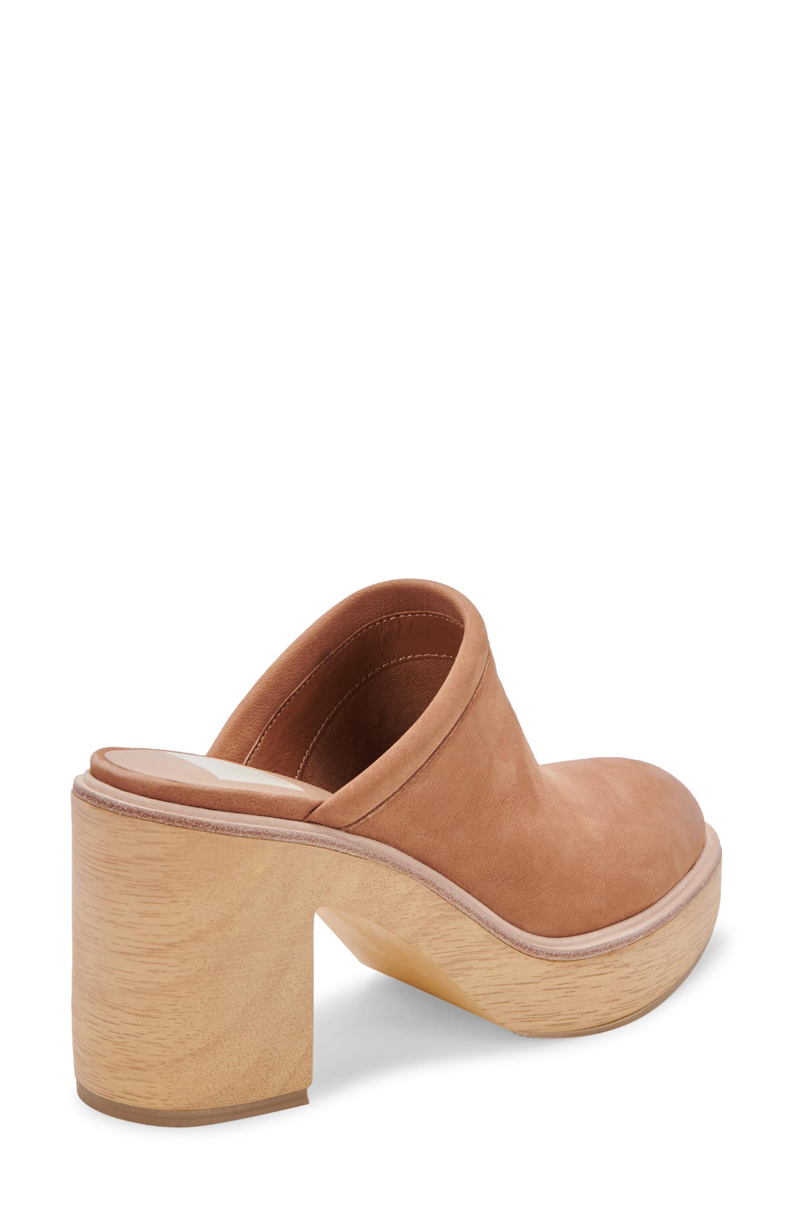 Camdin Clog, Alternate, color, PRALINE NUBUCK