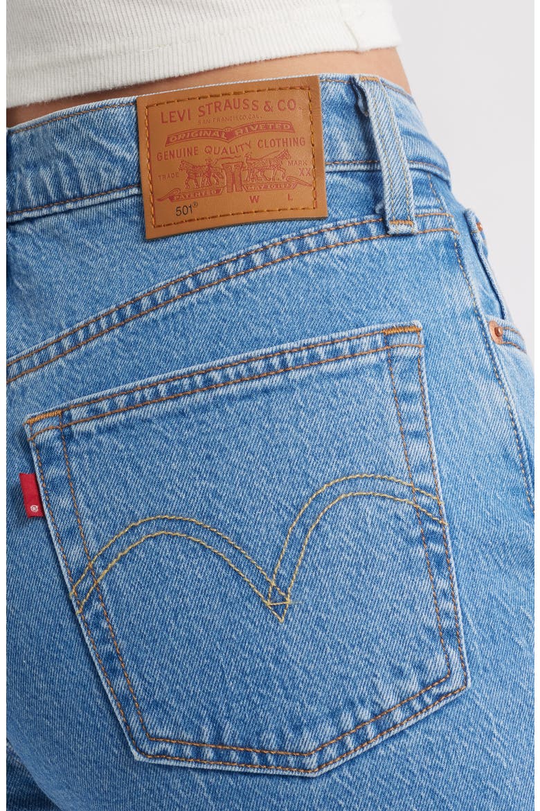 501® Original Crop Straight Leg Jeans, Alternate, color, GREAT STORY