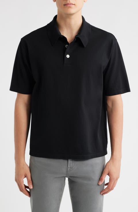 【ANDAR】 Silk Sustainable Men's Polo Short Sleeve / 追跡付 silkspun-short-sleeve-polo-