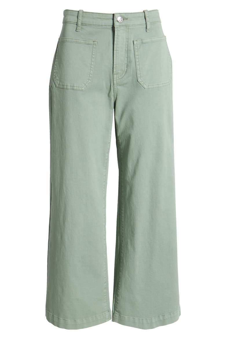 Sailor Wide Leg Pants, Alternate, color, ICEBERG GREEN
