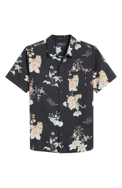 Roark Journey Floral Short Sleeve Button-up Shirt