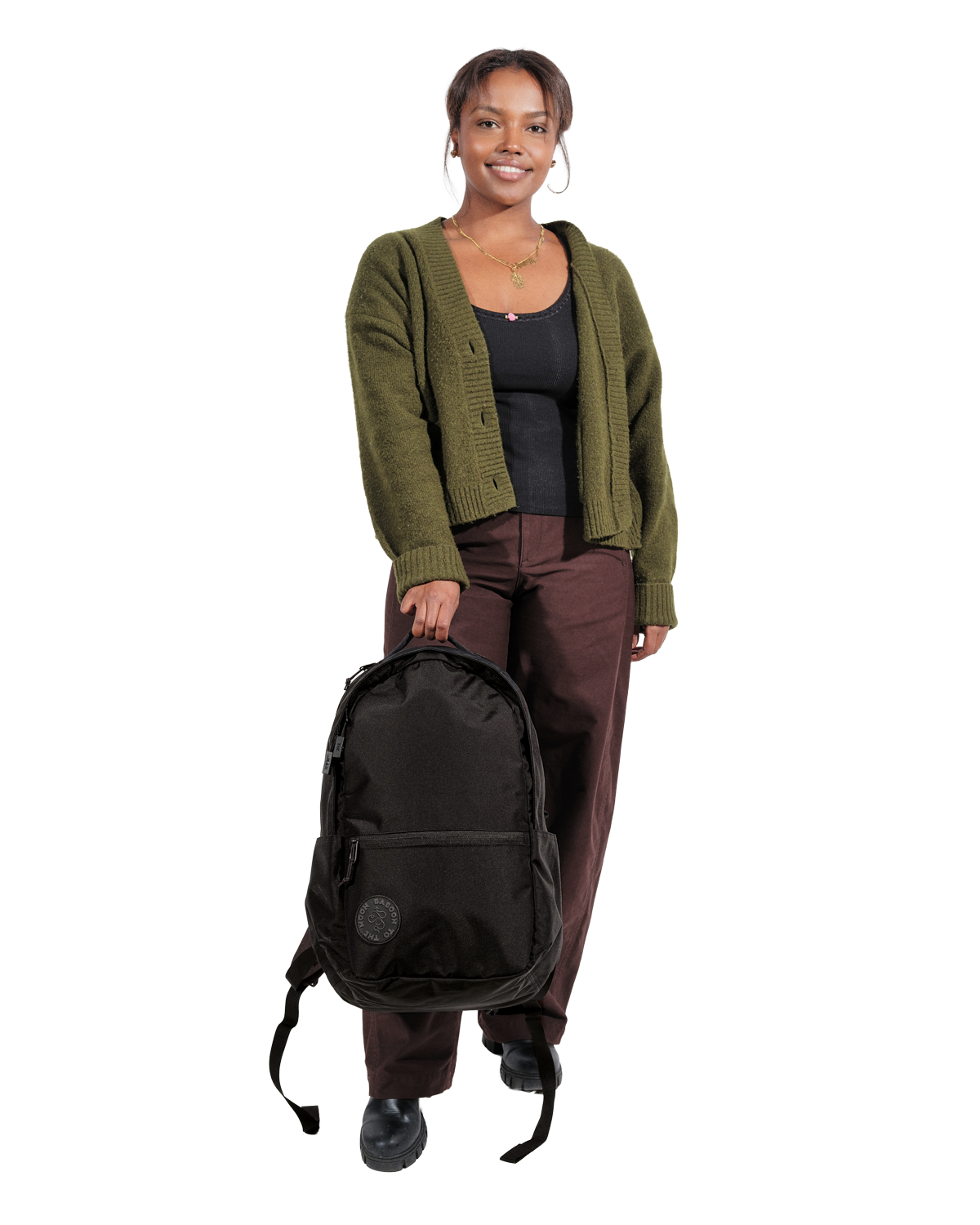 Baboon to the Moon City Backpack 24L, Alternate, color, Black