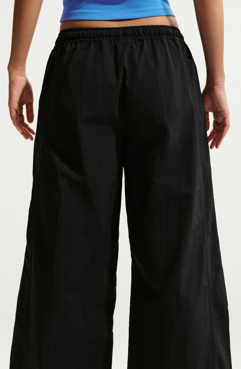 Nike Sportswear Loose Mid Rise Structured Pants, Alternate, color, Black/ Sail