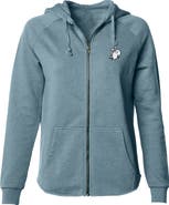 Dalix Heartly Ghost Zip Fleece Hoodie