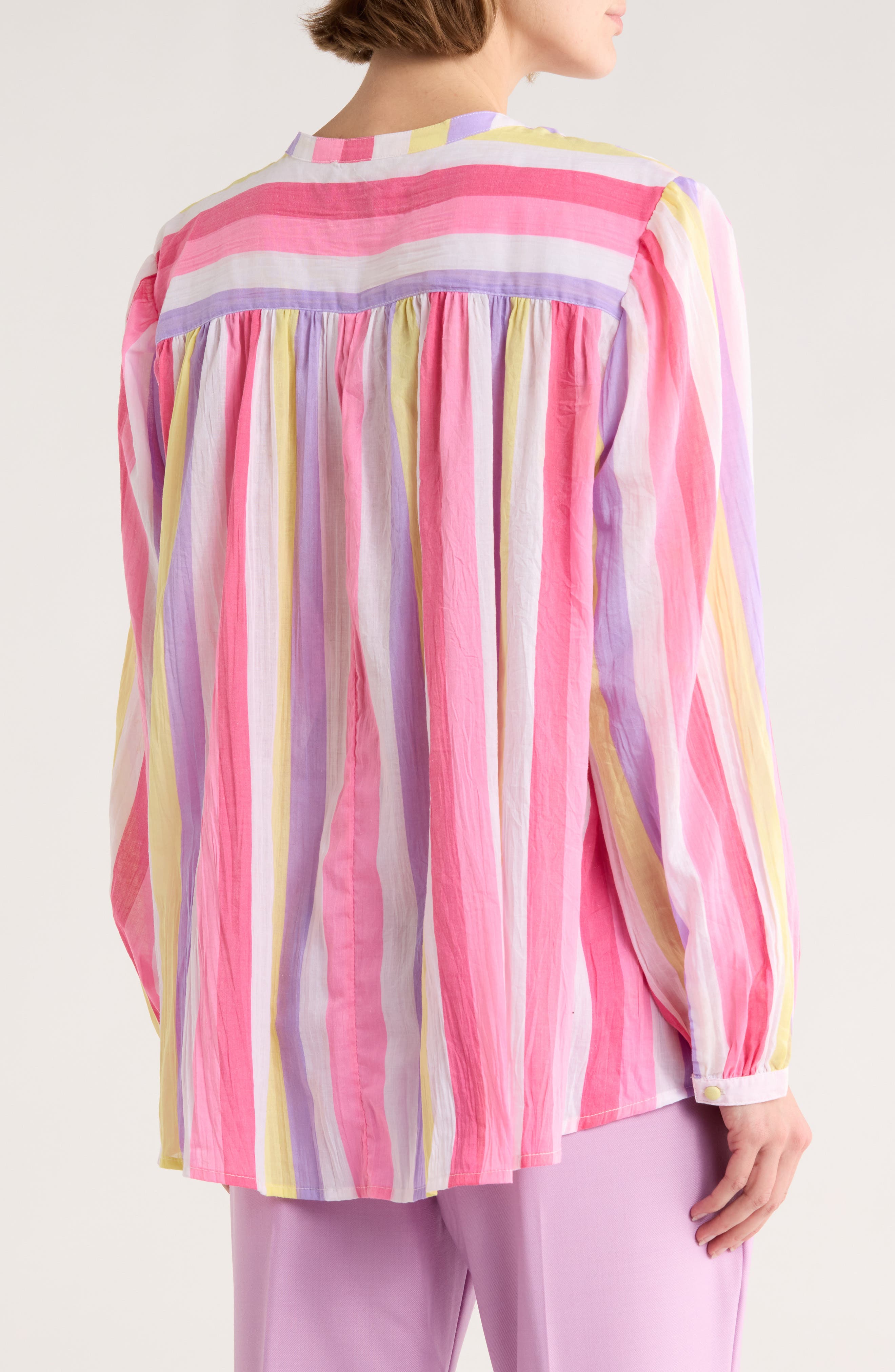 Chi Chi Stripe Button-Up Shirt - image 2