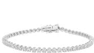 EFFY Sterling Silver Diamond Tennis Bracelet - 0.12ct.