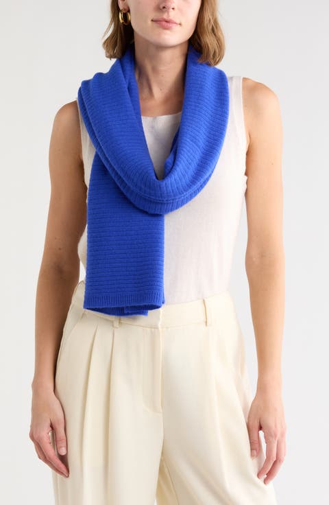 Cashmere Rib Scarf
