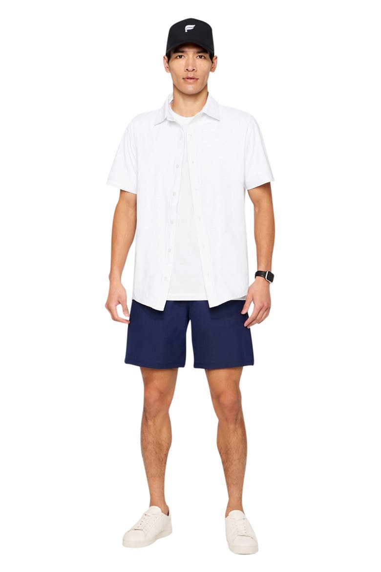 The Don Short Sleeve Button Up, Alternate, color, Classic White
