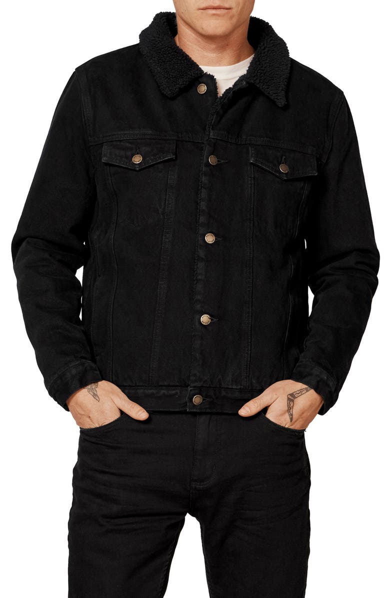 Rolla’s ROLLA'S Lined Denim Jacket, Main, color,