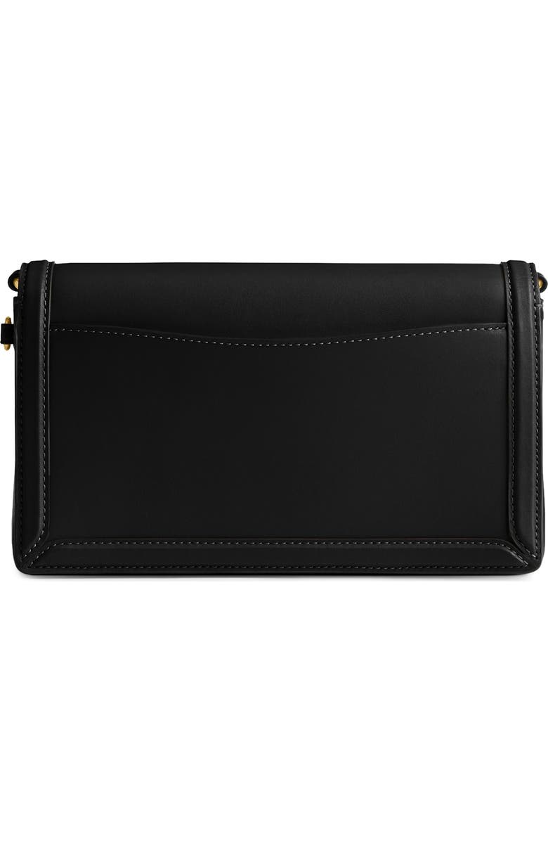 COACH Hutton Box Leather Shoulder Bag, Alternate, color,
