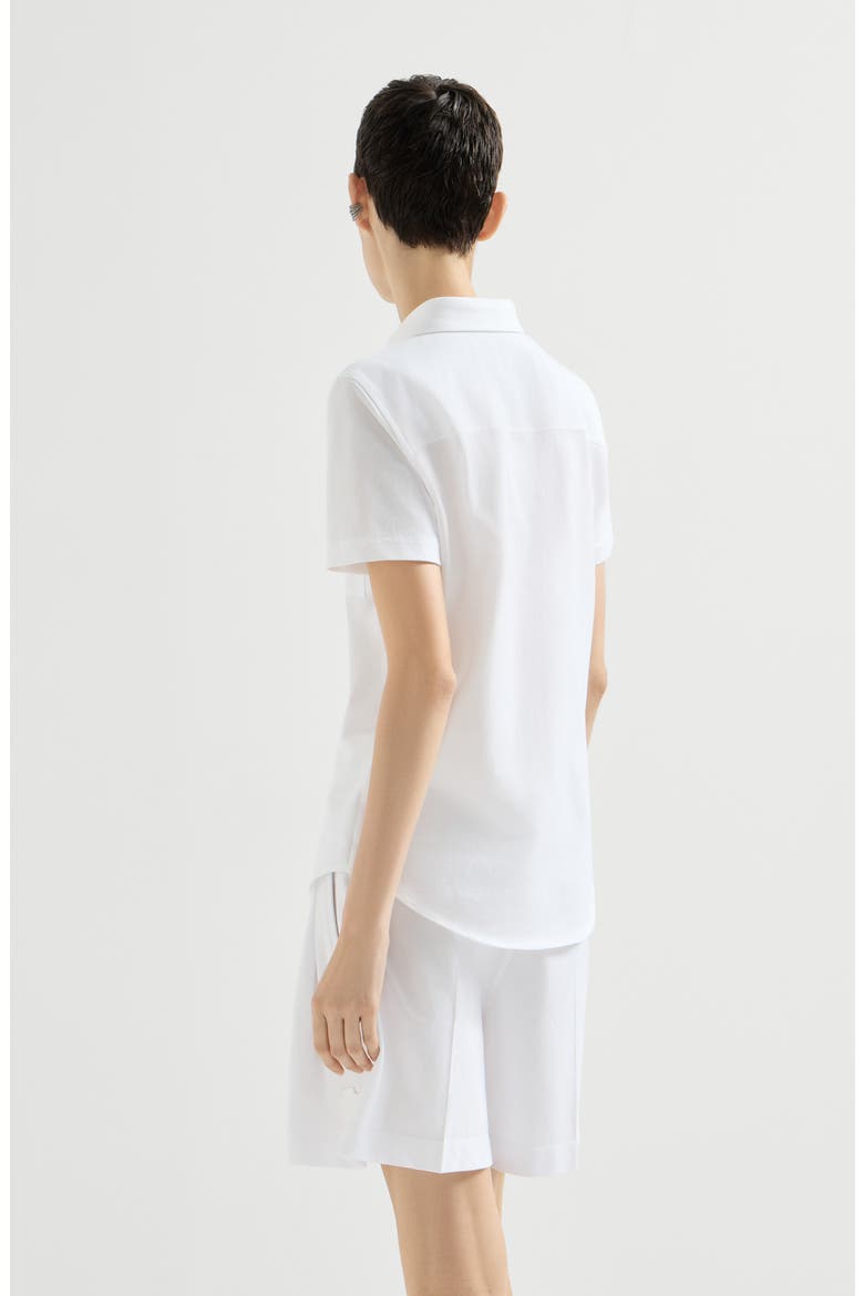 Short sleeve shirt, Alternate, color, White