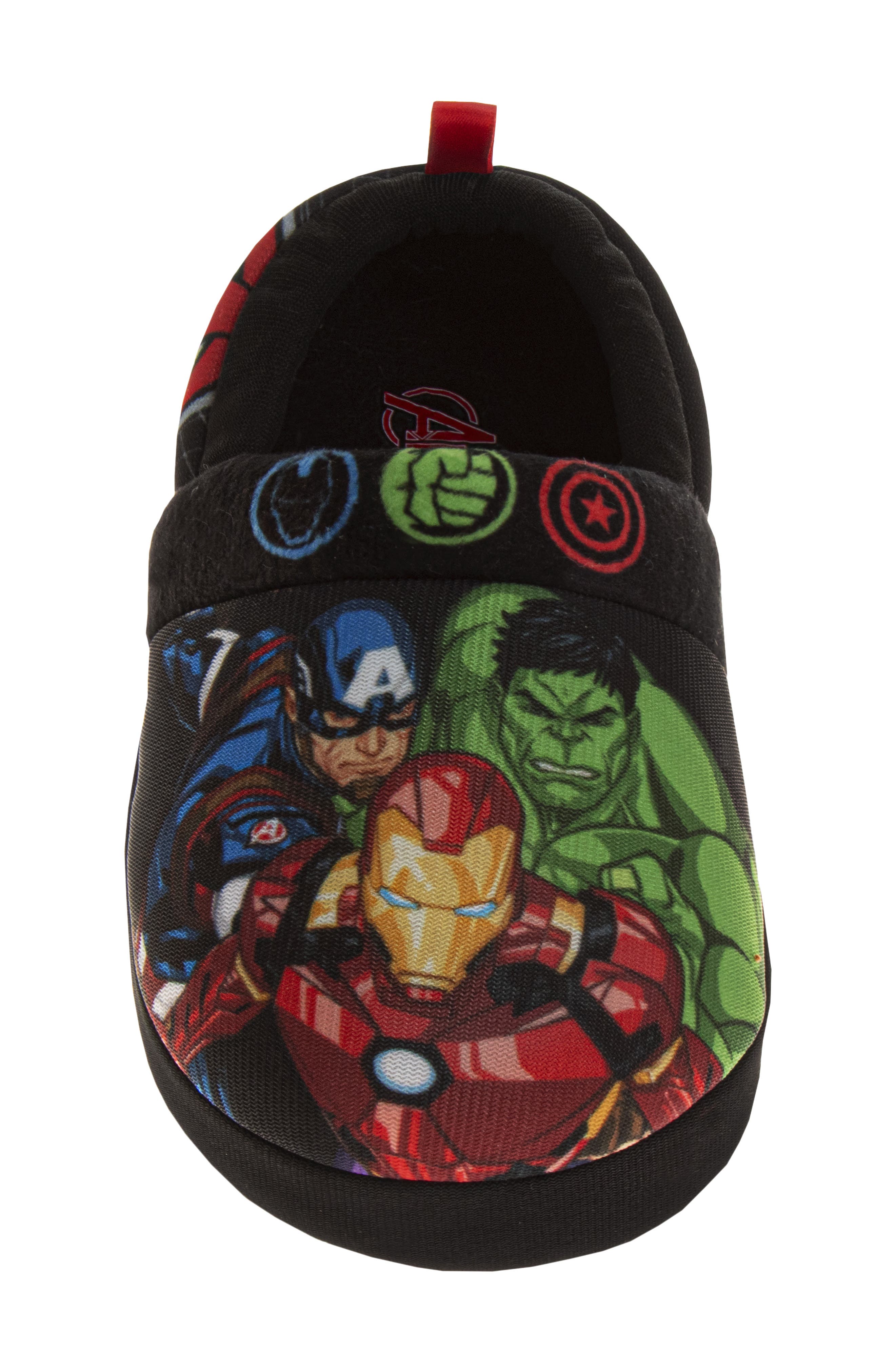 JOSMO Kids' Marvel Avengers Slipper, Alternate, color, Black