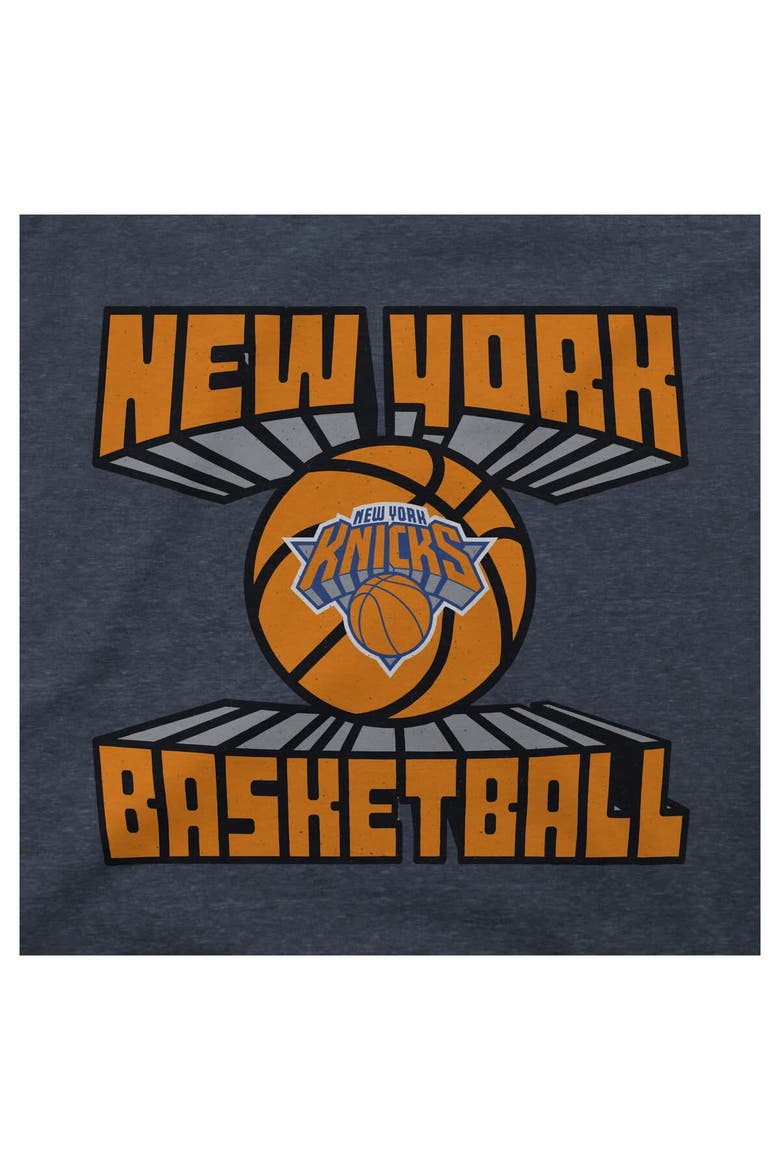 Unisex Stadium Essentials  Navy New York Knicks Club Time Tri-Blend T-Shirt, Alternate, color, Navy