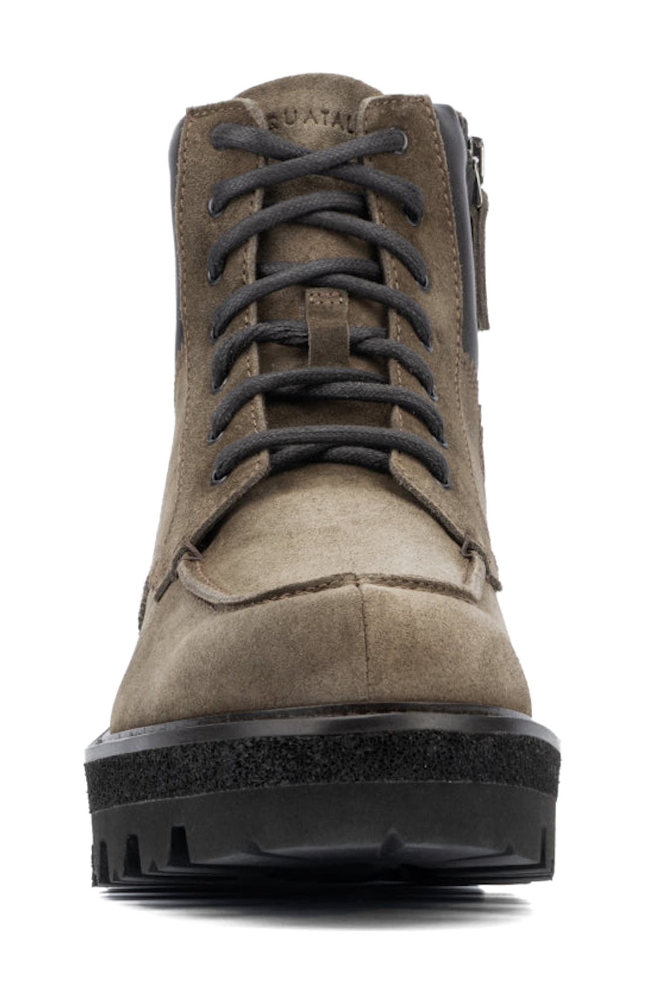 Aquatalia Fortino Water Repellent Boot, Alternate, color, Grey Brown