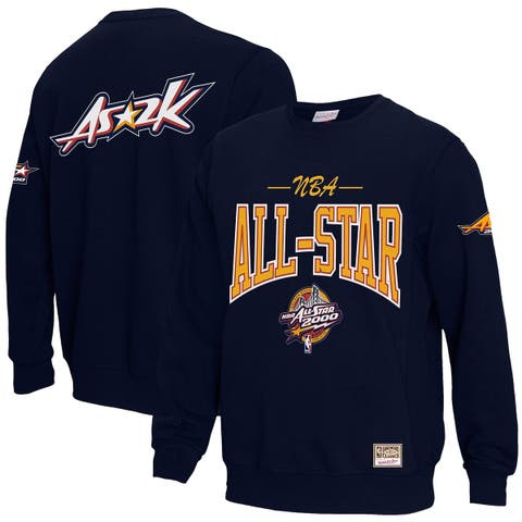 Unisex Mitchell & Ness  Navy 2000 NBA All-Star Game Throwback Pullover Sweatshirt