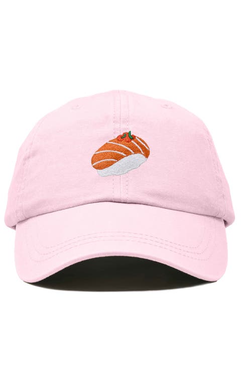Salmon Sushi Embroidered Dad Cap