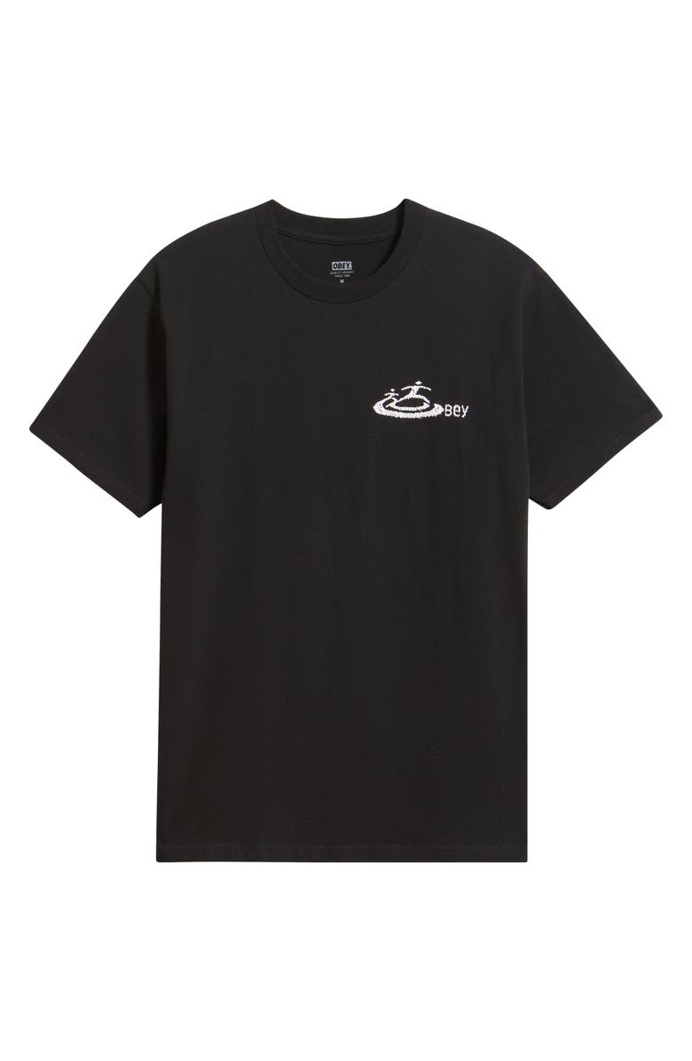 Obey The Rhythm Graphic T-Shirt, Alternate, color, Black