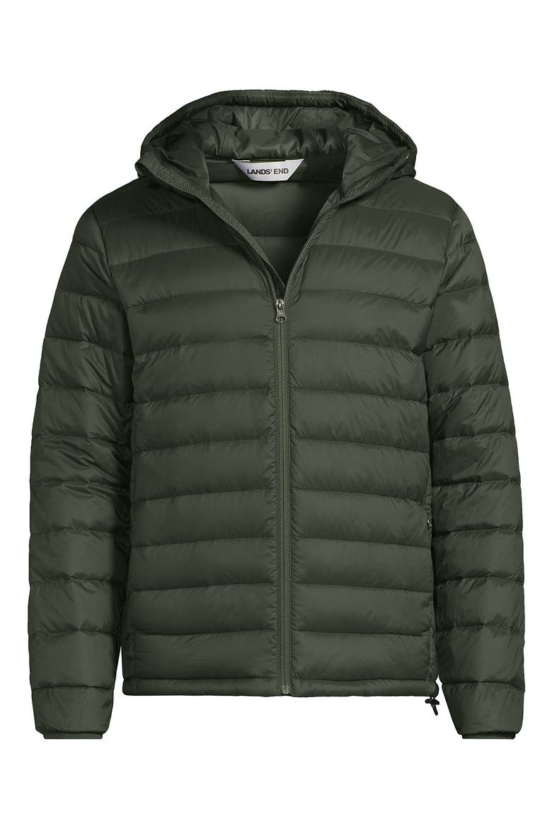 Wanderweight Ultralight Packable Hooded Down Jacket, Alternate, color, Darkest Olive