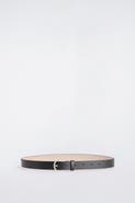 COS Rounded-Buckle Leather Belt