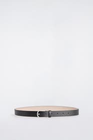 COS Rounded-buckle Leather Belt