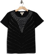 BY DESIGN Odelia Embellished T-Shirt