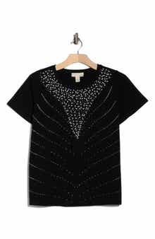 BY DESIGN Odelia Embellished T-Shirt