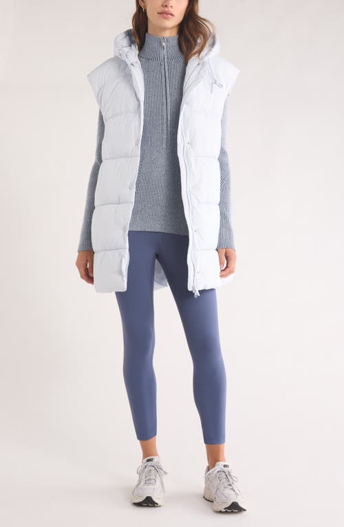 Zella Studio Luxe High Waist 7/8 Leggings In Blue