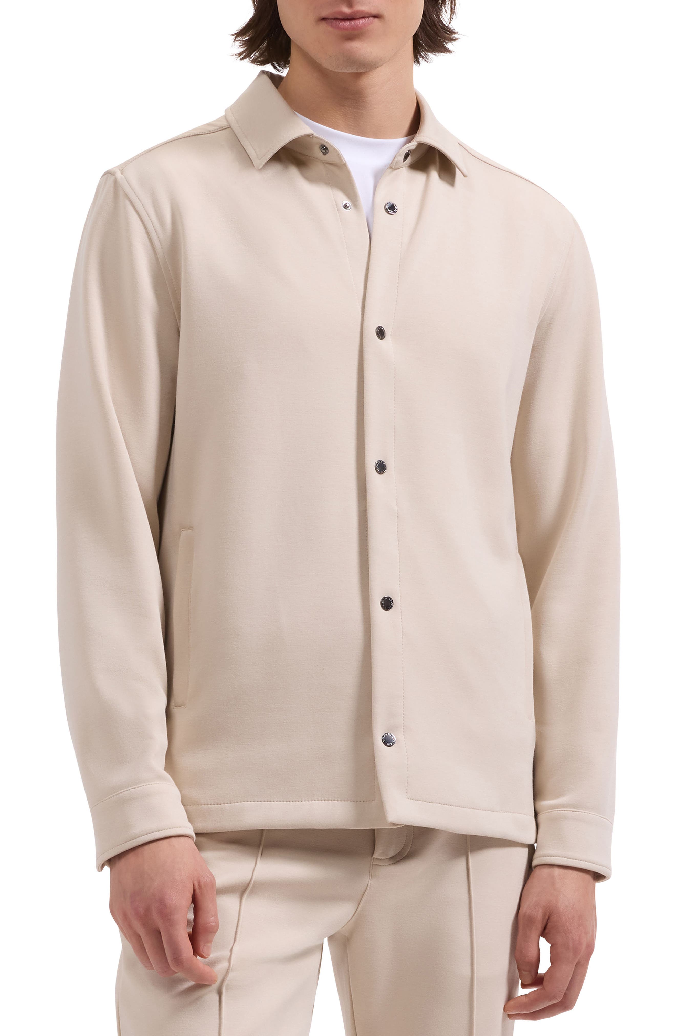Soft Touch Knit Shirt Jacket - image 3