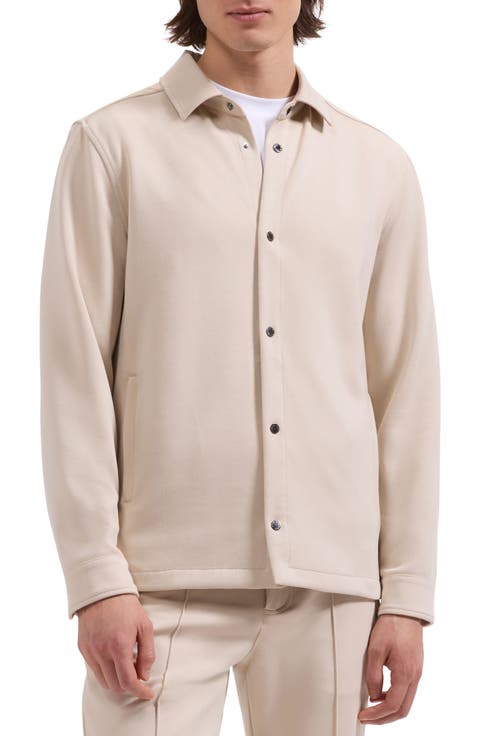 Soft Touch Knit Shirt Jacket