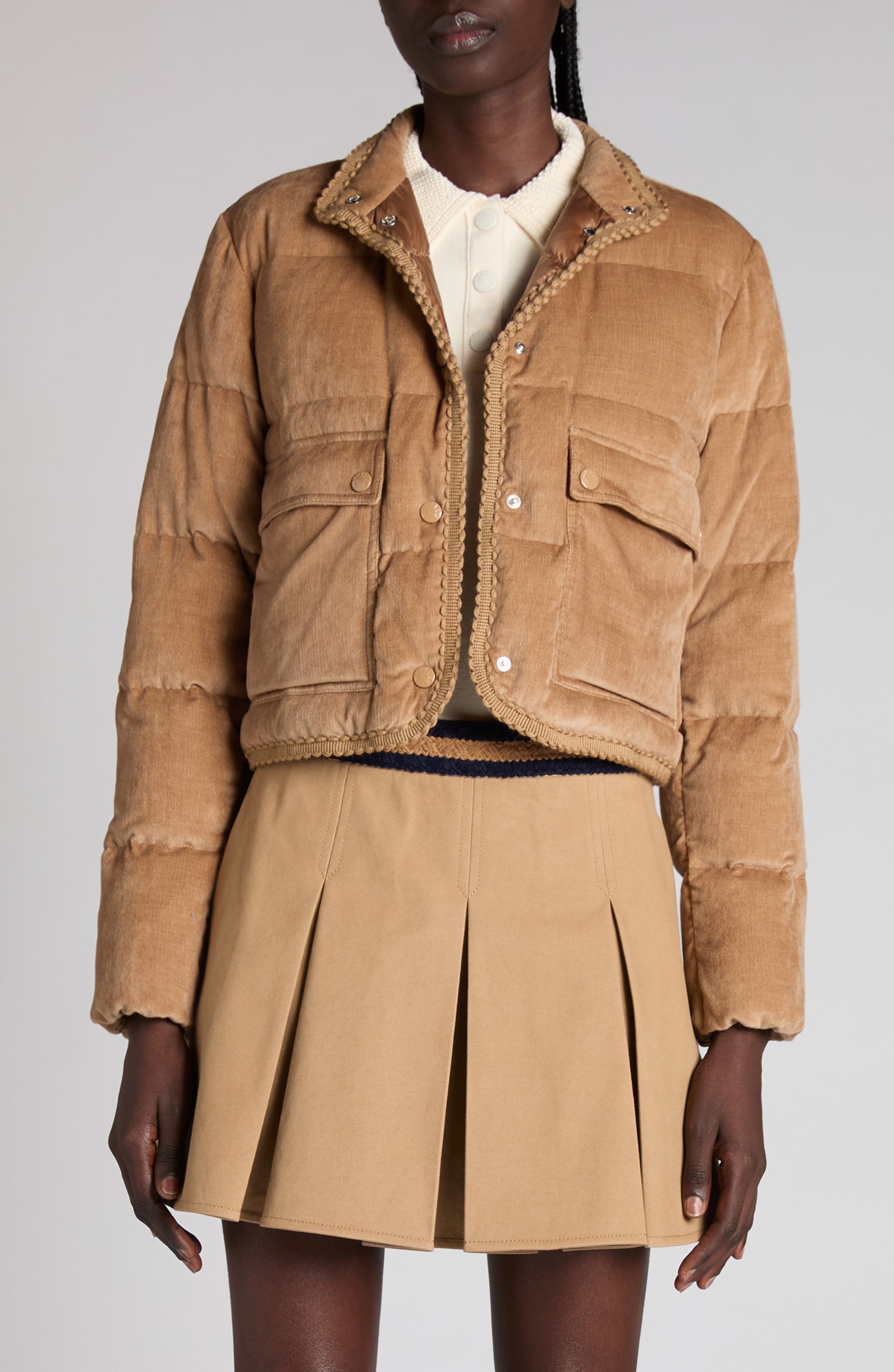 Essarts Down Corduroy Puffer Jacket