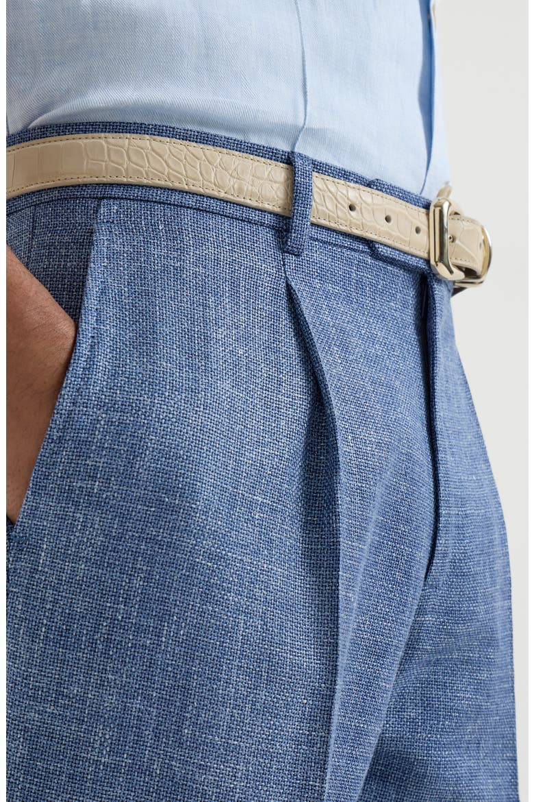 Hopsack trousers, Alternate, color, Denim