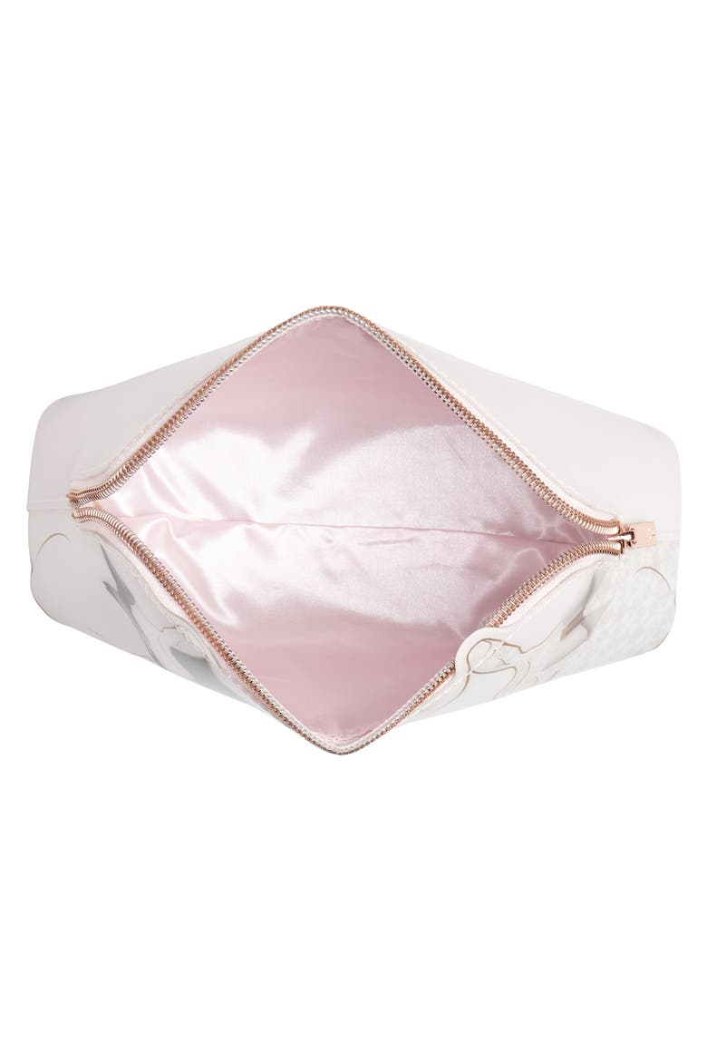 Aria Dogs Cosmetics Case, Alternate, color, NUDE PINK