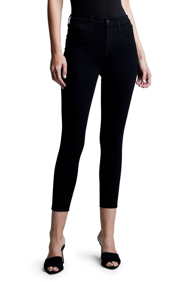 L'AGENCE Margot High Waist Crop Skinny Jeans, Main, color, 