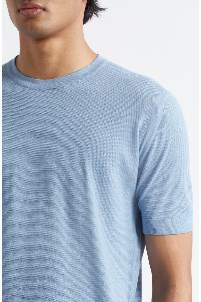 Park Cotton Piqué T-Shirt, Alternate, color, SEA GLASS