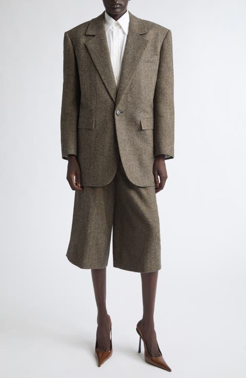 Wool Herringbone Jacket