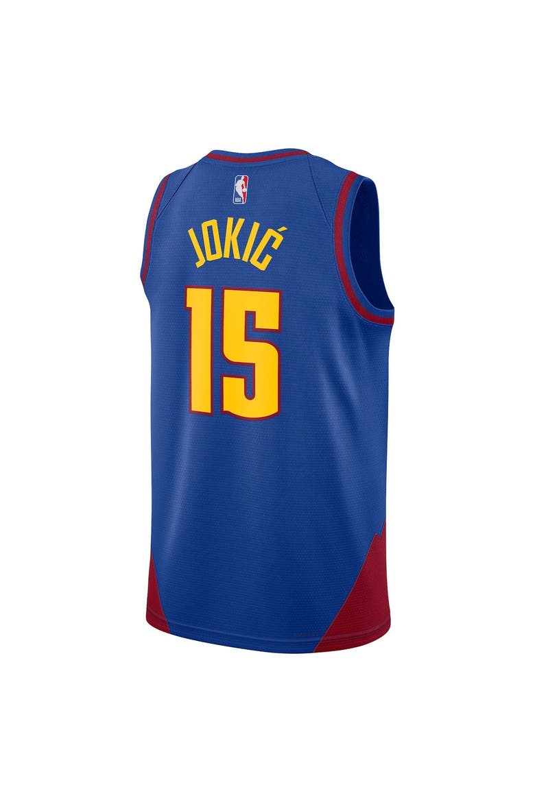 Unisex Jordan Brand Nikola Jokic Blue Denver Nuggets Swingman Jersey - Statement Edition, Alternate, color, Blue