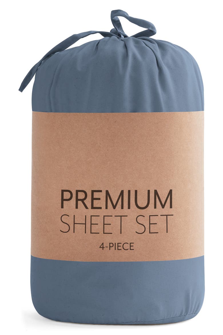 Solid Sheet 4-Piece Set, Alternate, color, STONE