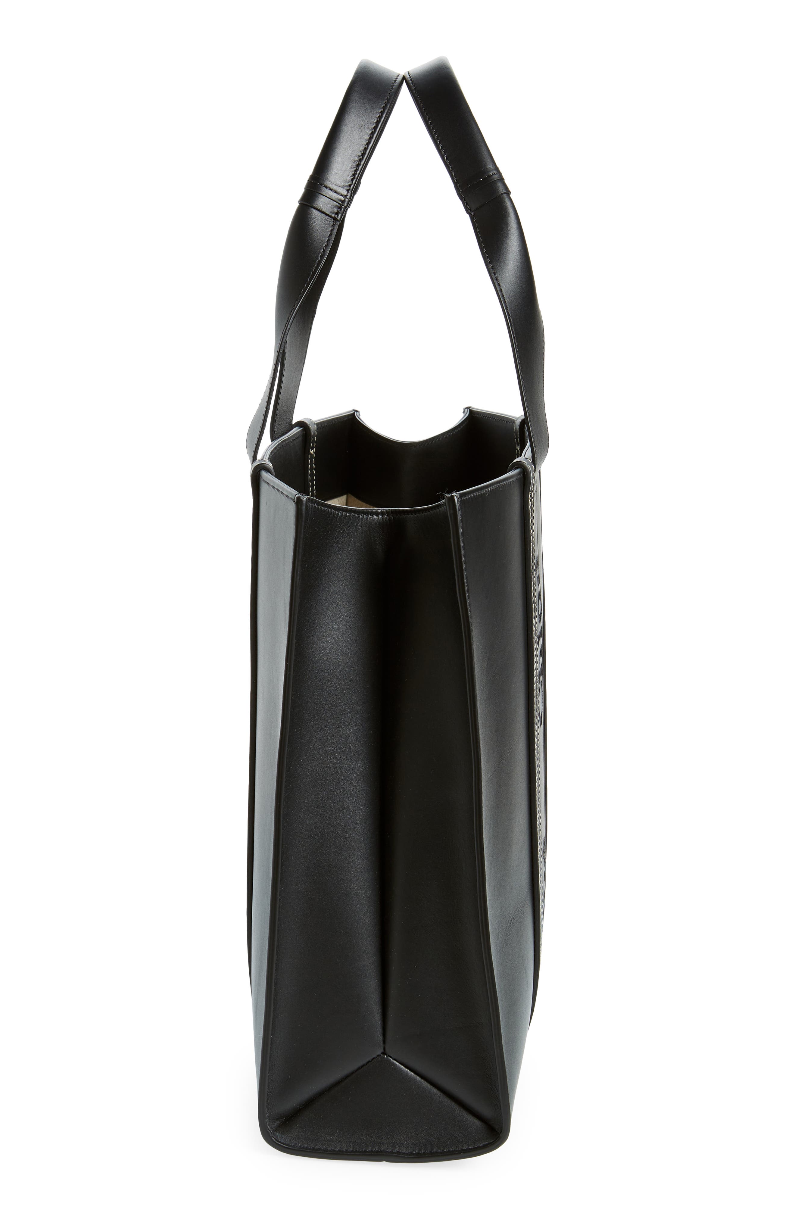 Chloé Large Woody Leather Tote, Alternate, color, 