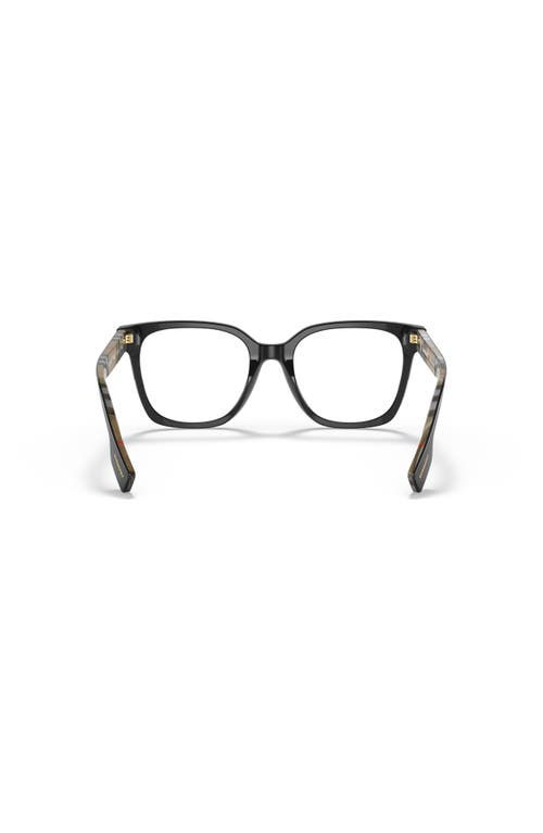 Burberry 52mm Square Optical Glasses In Black