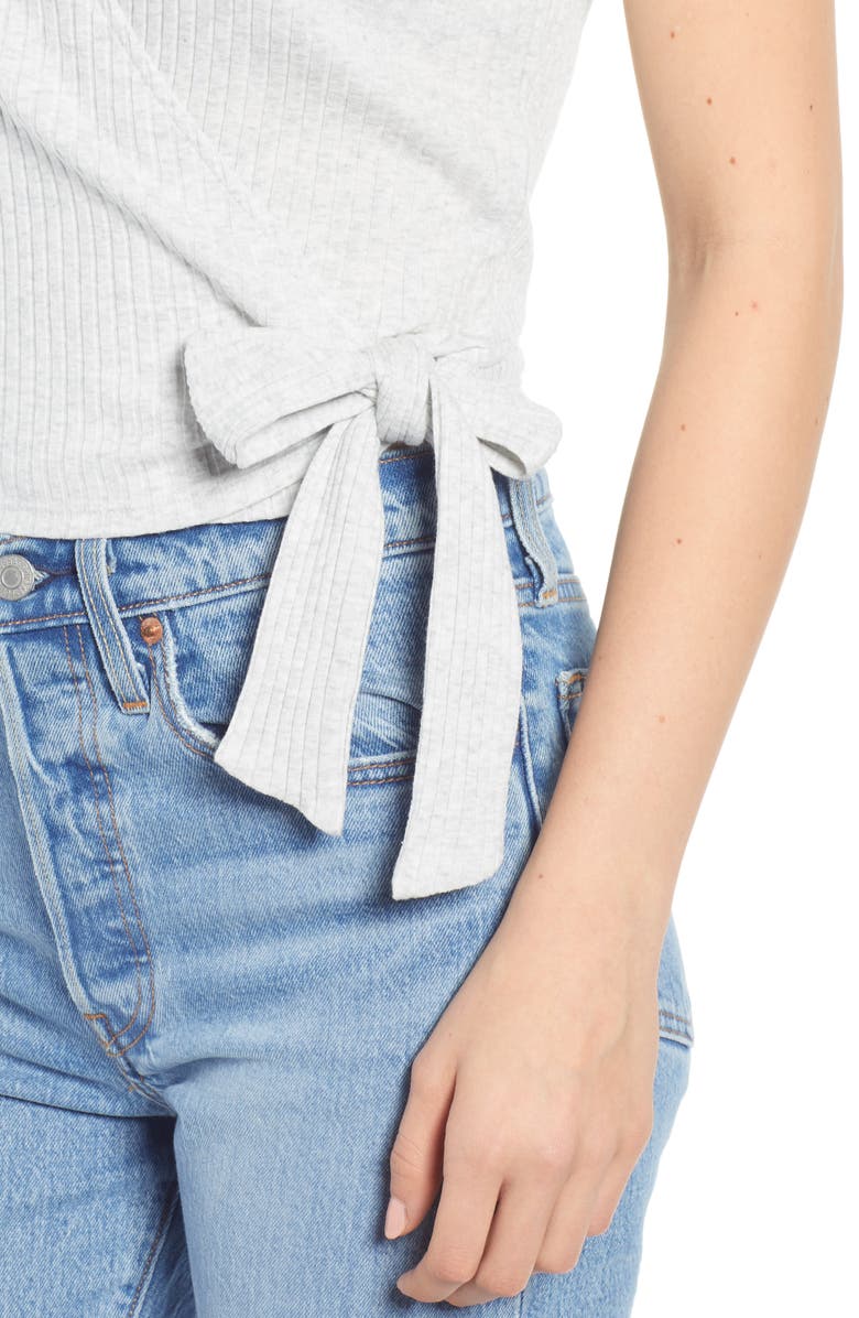 BP. Ribbed Wrap Tee, Alternate, color, 