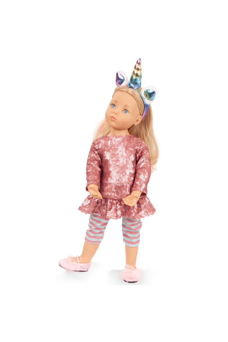 Happy Kidz Anna Unicorn - 19.5" Standing Poseable Doll, Kids 3+, Alternate, color, Multicolored