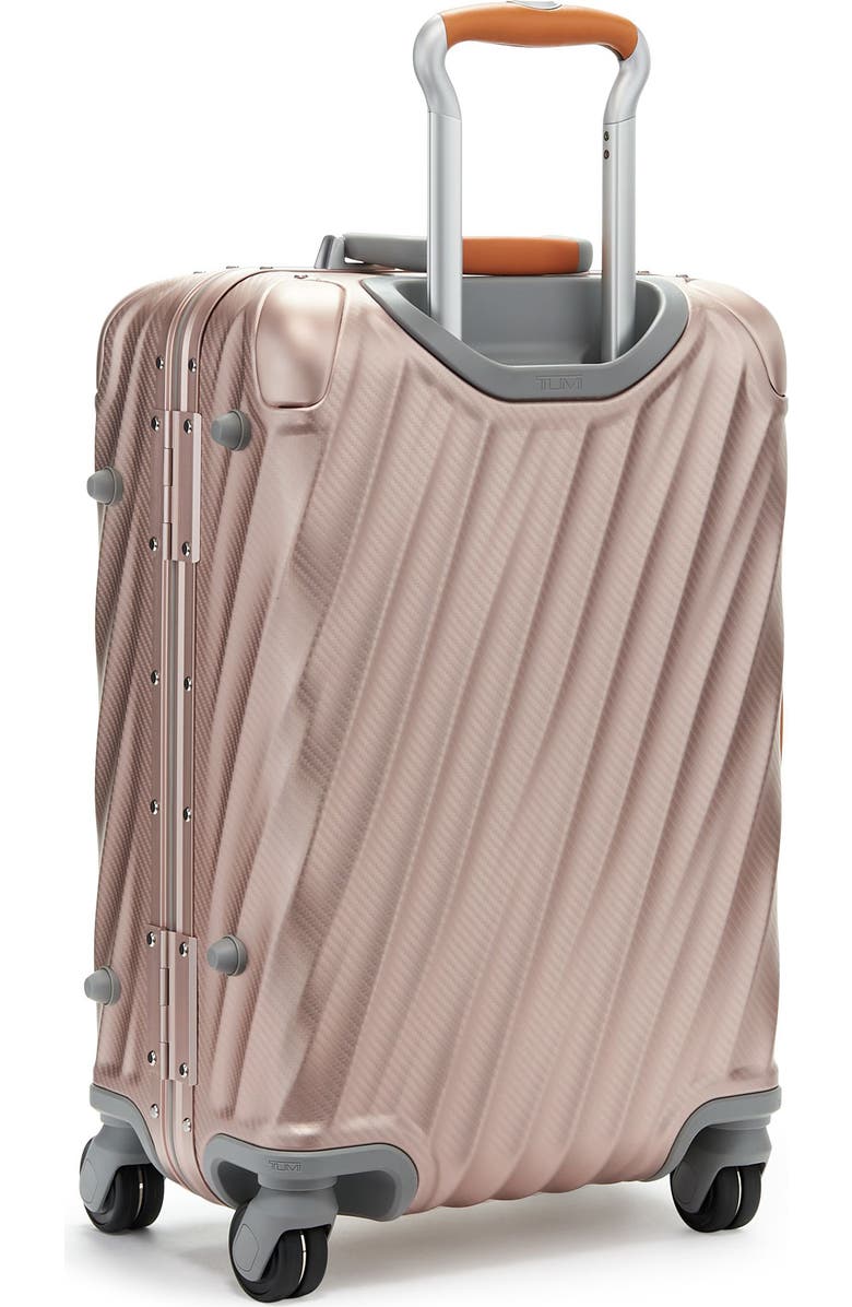 TUMI 19 Degree Aluminum 22-Inch International Spinner Carry-On Bag, Alternate, color, Texture Blush