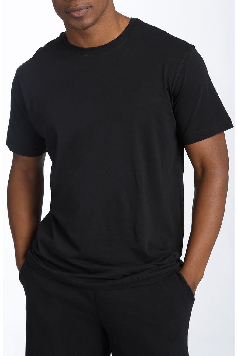 Peruvian Pima Cotton T-Shirt, Main, color, BLACK