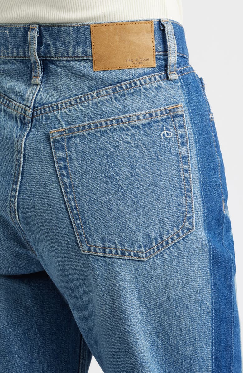 rag & bone/JEAN Shea High Waist Straight Leg Jeans, Alternate, color, Balboa Shadow