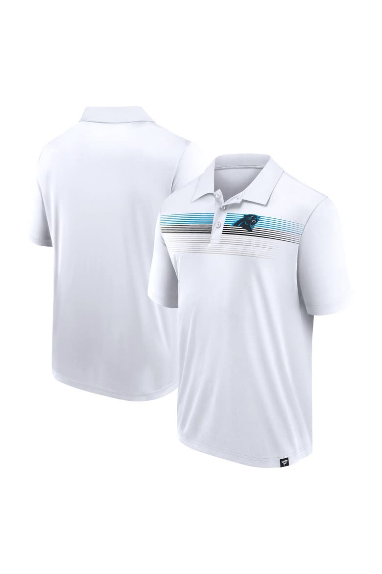 Men's Fanatics Branded White Carolina Panthers Victory For Us Interlock Polo, Main, color, White