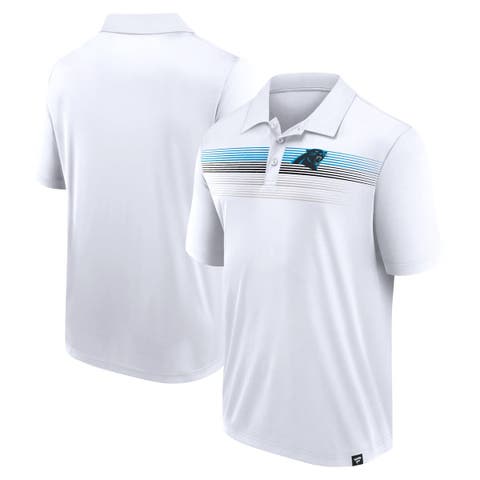 Men's Fanatics Branded White Carolina Panthers Victory For Us Interlock Polo