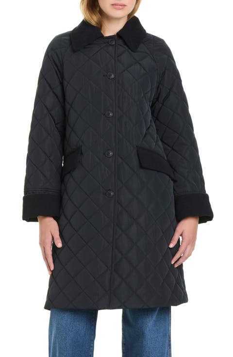 Water Resistant Quilted Coat
