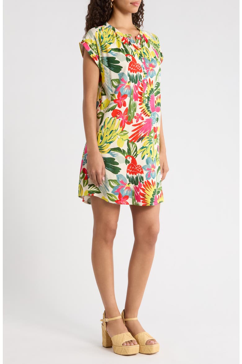 Wissa Tropical Jasla Minidress, Alternate, color, BRIGHT-MULTI