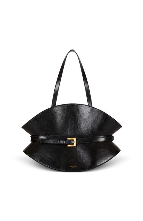 Medium Shuffle bag in calfskin leather