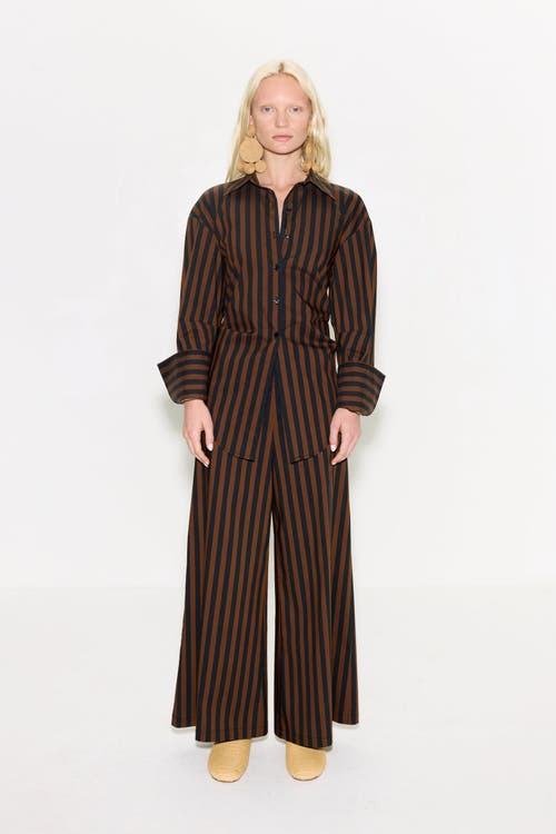 Simonmiller Toni Poplin Pant In Brown